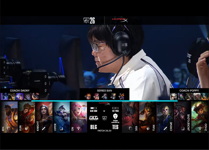 B—sports必一 BLG VS TES